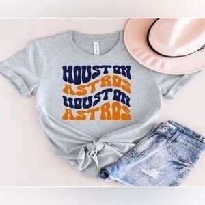 Houston Astros Wavy Tee